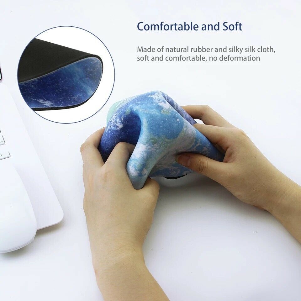 Espace Rond Souris Pad PC de Jeu Non Slip Souris Tapis Pour Ordinateur Portable Ordinateur portable Gaming Mouse Pad - Ivory Deals Market