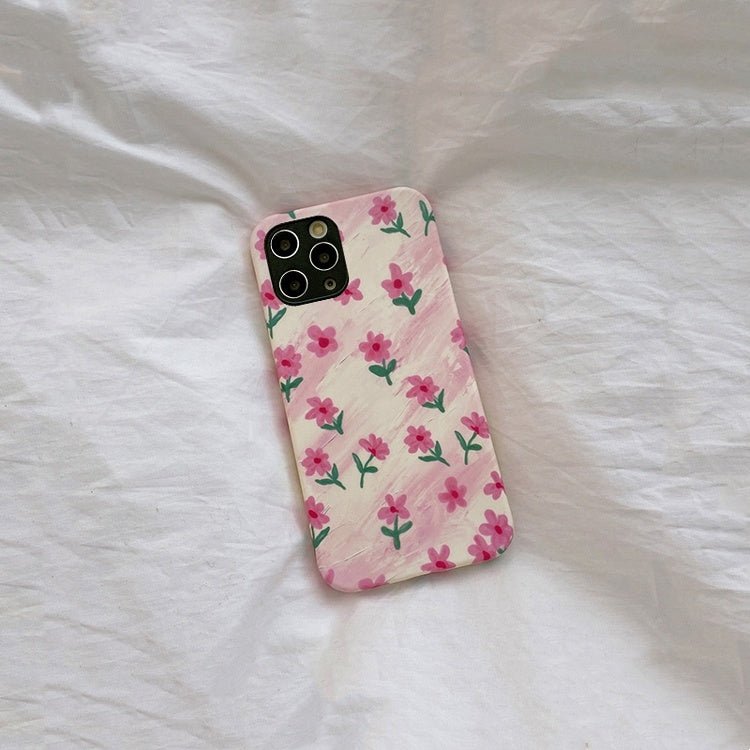 Étui de téléphone portable avec un maquillage de base simple et floral - Ivory Deals Market