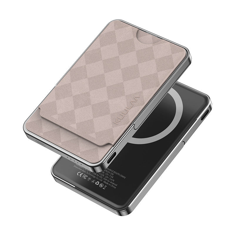 Porte-cartes magnétique pour batterie externe pour téléphone portable