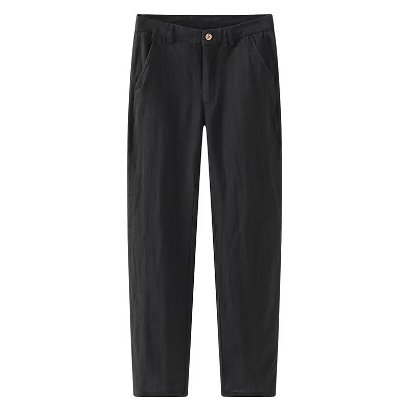 Pantalon droit rétro slim pour hommes