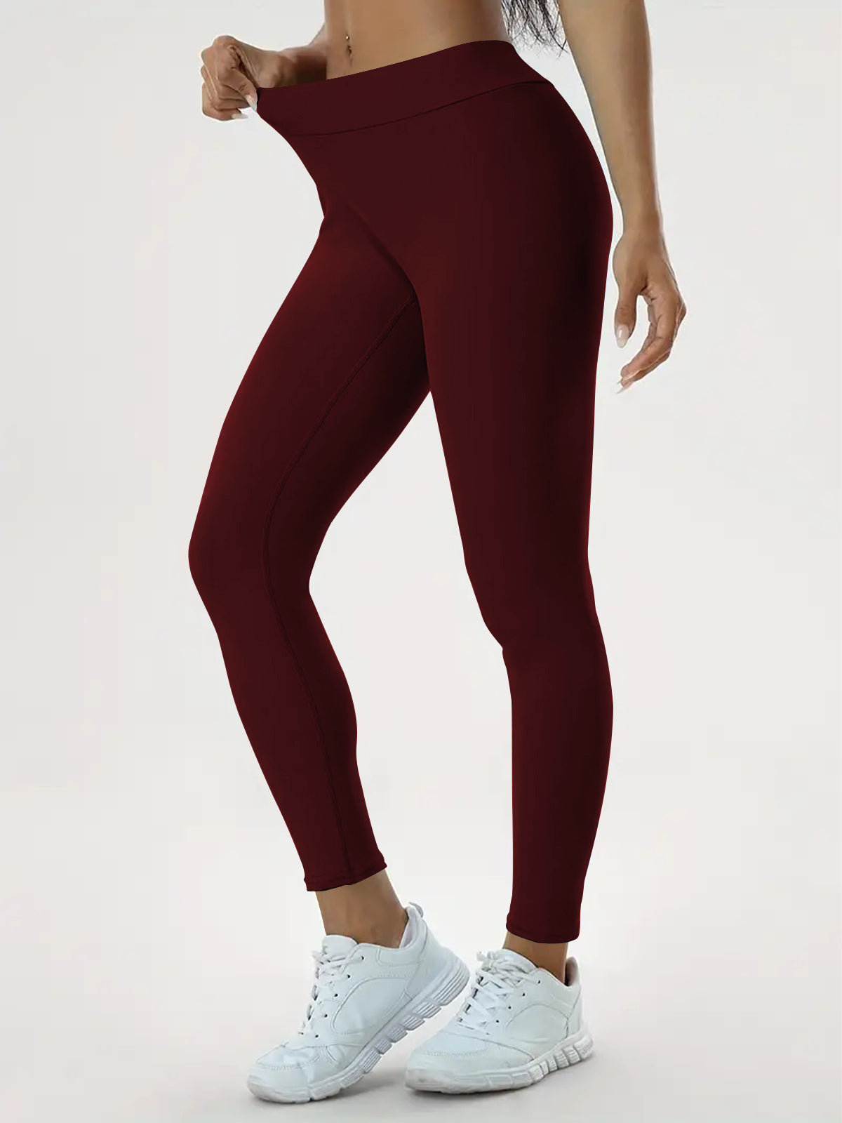 Pantalon de yoga pour femmes à taille haute, serré et élastique, pour la remise en forme.