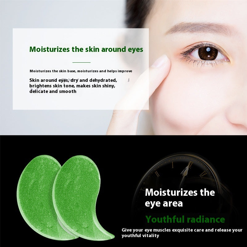 Masque hydratant élastique pour les yeux tendres à base d'algues