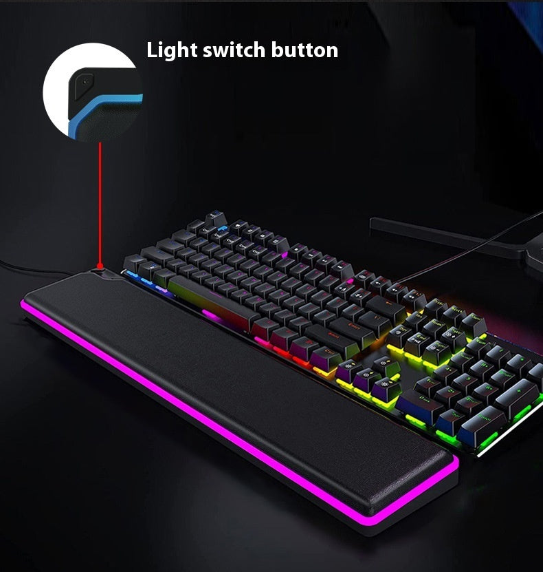 Support pour clavier lumineux à rebond élevé avec prise en charge du clavier RGB