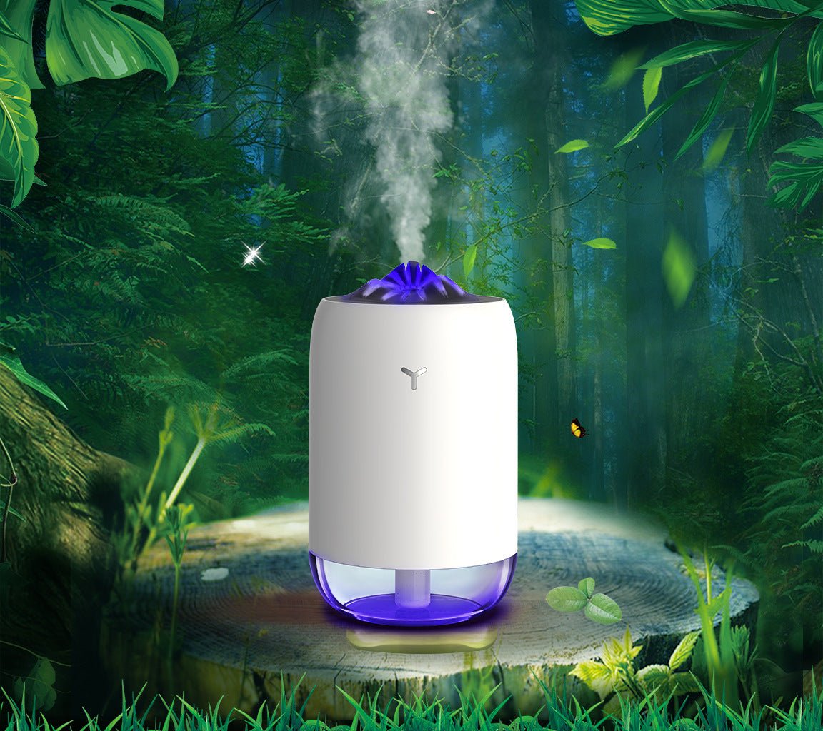 Flamme magique humidificateur maison voiture atomiseur mini diffuseur d’arômes bureau fournitures de bureau à domicile - Ivory Deals Market