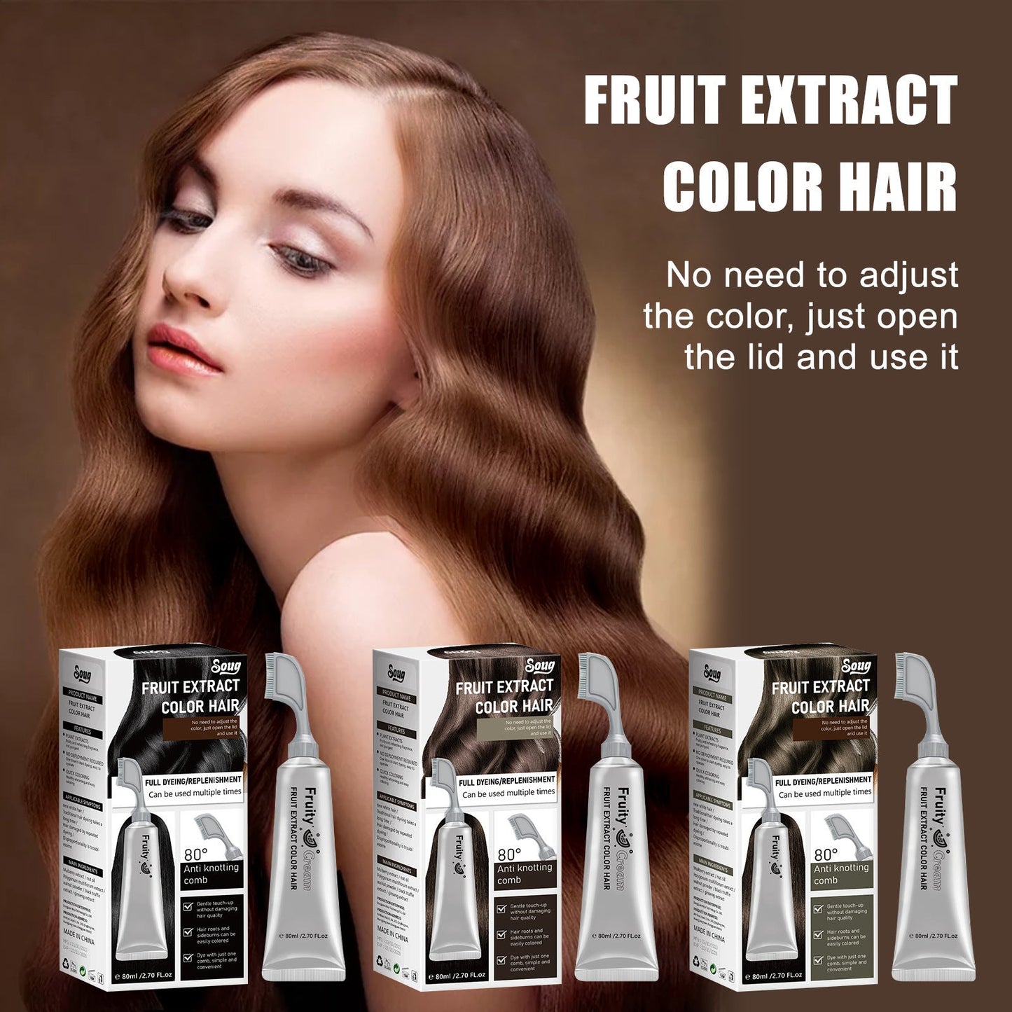 Fruits Et Légumes Colorant Cheveux Plantes Sans Stimulation - Ivory Deals Market