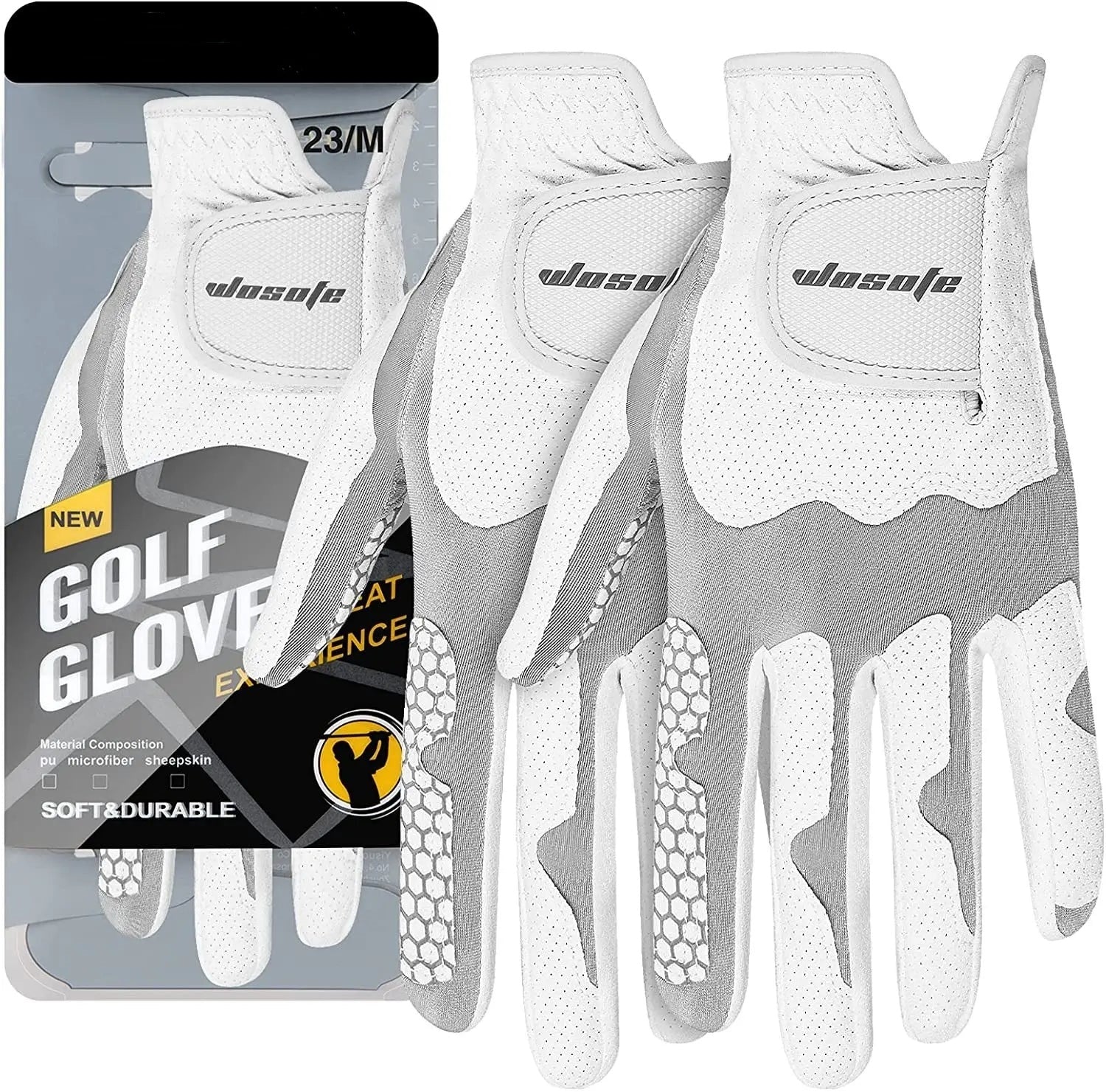 Gants de golf en lycra élastique et respirant en peau de mouton - Ivory Deals Market