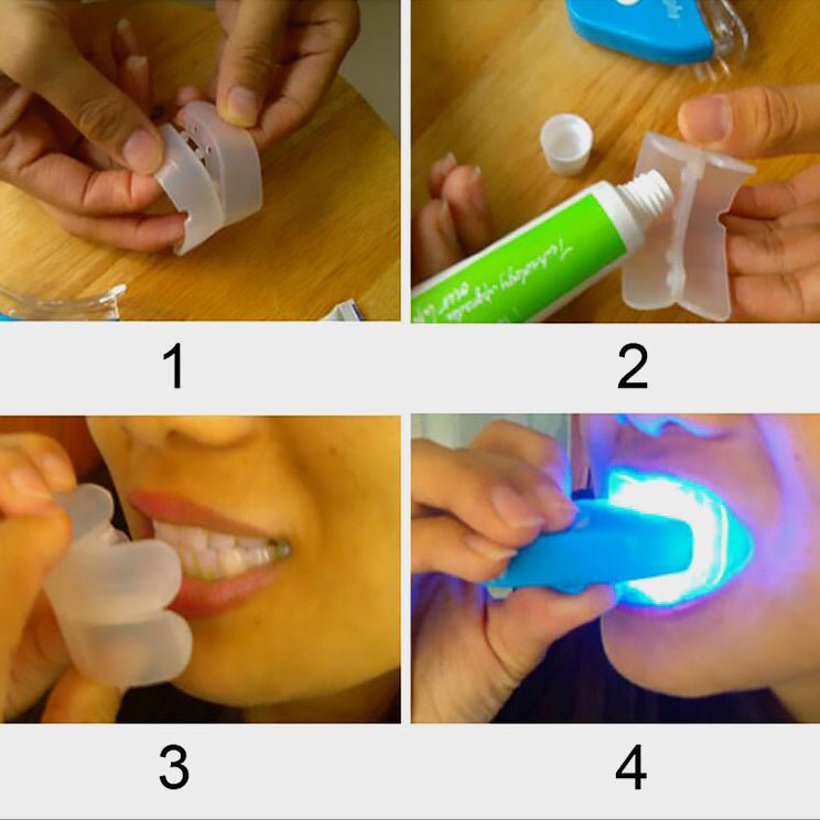 Gel oral pour blanchiment des dents avec LED - Ivory Deals Market