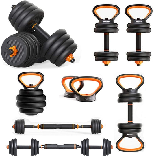 Haltères kettlebell, haltères combinaison multifonctionnelle Six en un - Ivory Deals Market