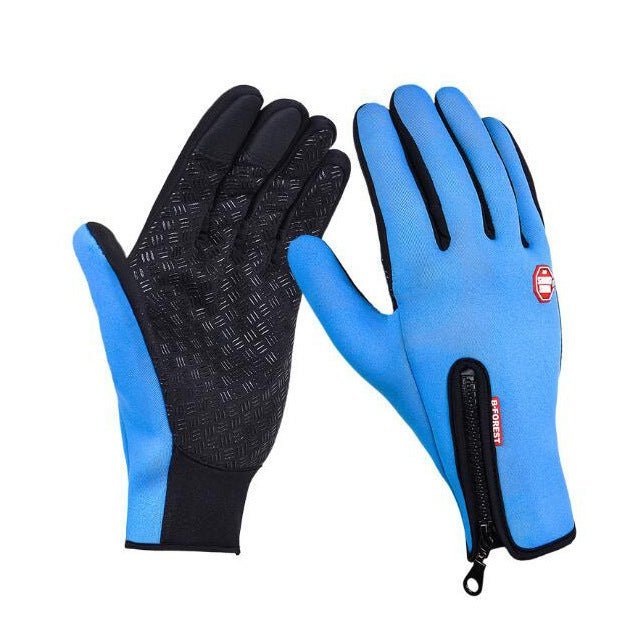 Hiver Gants Écran Tactile Équitation Moto Coulissante Étanche Gants De Sport Avec Polaire - Ivory Deals Market