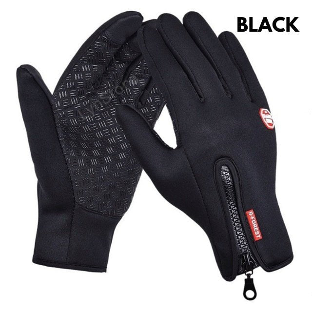 Hiver Gants Écran Tactile Équitation Moto Coulissante Étanche Gants De Sport Avec Polaire - Ivory Deals Market