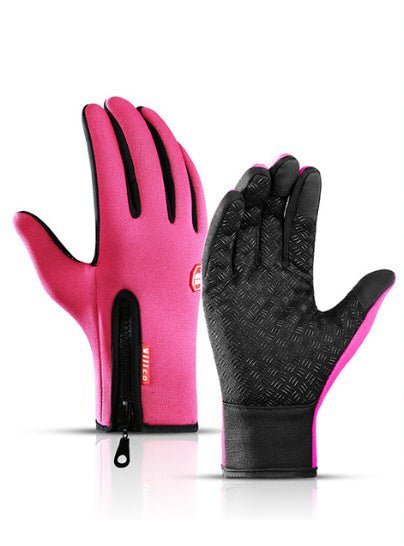 Hiver Gants Écran Tactile Équitation Moto Coulissante Étanche Gants De Sport Avec Polaire - Ivory Deals Market