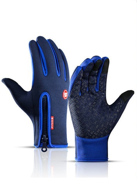 Hiver Gants Écran Tactile Équitation Moto Coulissante Étanche Gants De Sport Avec Polaire - Ivory Deals Market