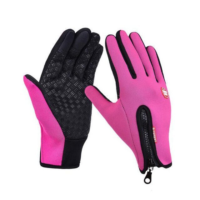 Hiver Gants Écran Tactile Équitation Moto Coulissante Étanche Gants De Sport Avec Polaire - Ivory Deals Market