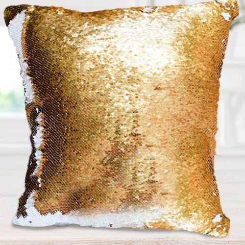 Housse de coussin personnalisée avec photo, taie d'oreiller à sequins lumineux, décoration de chambre, photos de bébé, de mariage et d'animaux imprimées - Ivory Deals Market