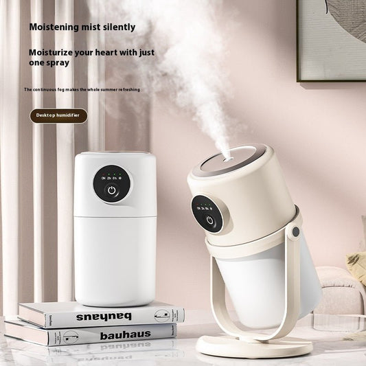 Humidificateur à grande capacité avec atomiseur silencieux et veilleuse USB pour maison intelligente. - Ivory Deals Market