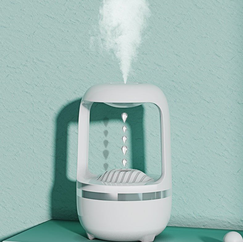 Humidificateur anti - gravité avec chute d'eau, diffuseur d'aromathérapie à grande capacité pour bureau, chambre à coucher, silencieux et produisant une brume dense dans la maison. - Ivory Deals Market