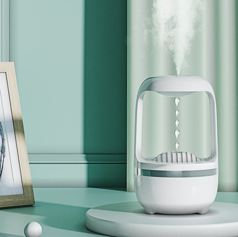 Humidificateur anti - gravité avec chute d'eau, diffuseur d'aromathérapie à grande capacité pour bureau, chambre à coucher, silencieux et produisant une brume dense dans la maison. - Ivory Deals Market