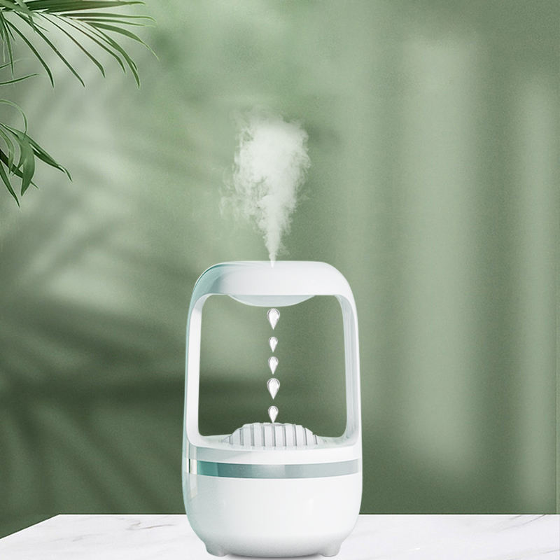 Humidificateur anti - gravité avec chute d'eau, diffuseur d'aromathérapie à grande capacité pour bureau, chambre à coucher, silencieux et produisant une brume dense dans la maison. - Ivory Deals Market