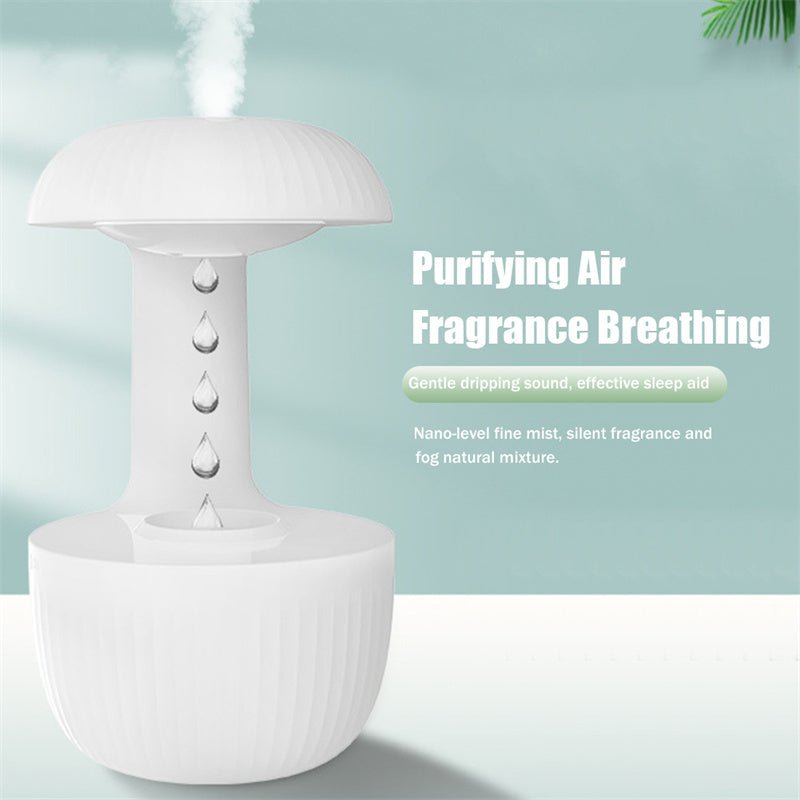 Humidificateur antigravité silencieux, humidificateur à contre - courant avec gouttes d'eau lévitant, créateur de brume rafraîchissante, soulageant la fatigue. - Ivory Deals Market