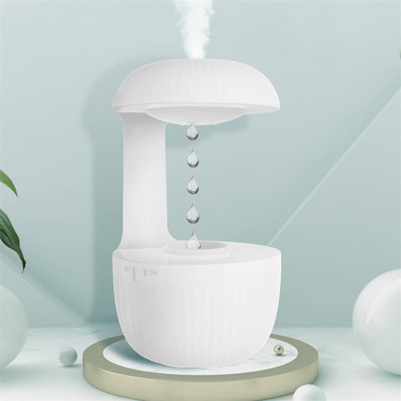 Humidificateur antigravité silencieux, humidificateur à contre - courant avec gouttes d'eau lévitant, créateur de brume rafraîchissante, soulageant la fatigue. - Ivory Deals Market