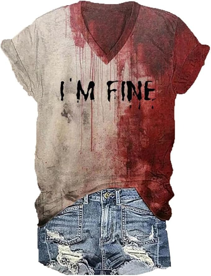 I AM FINE Art Graffiti Sweat à capuche rouge - Ivory Deals Market