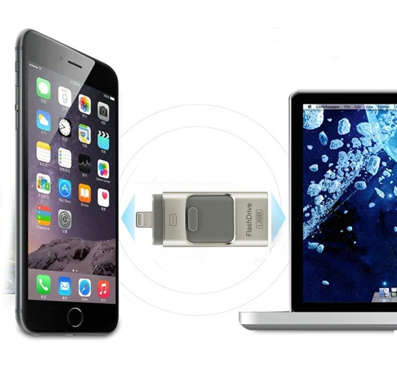 IFlash Lecteur USB pour iPhone, iPad et Android - Ivory Deals Market