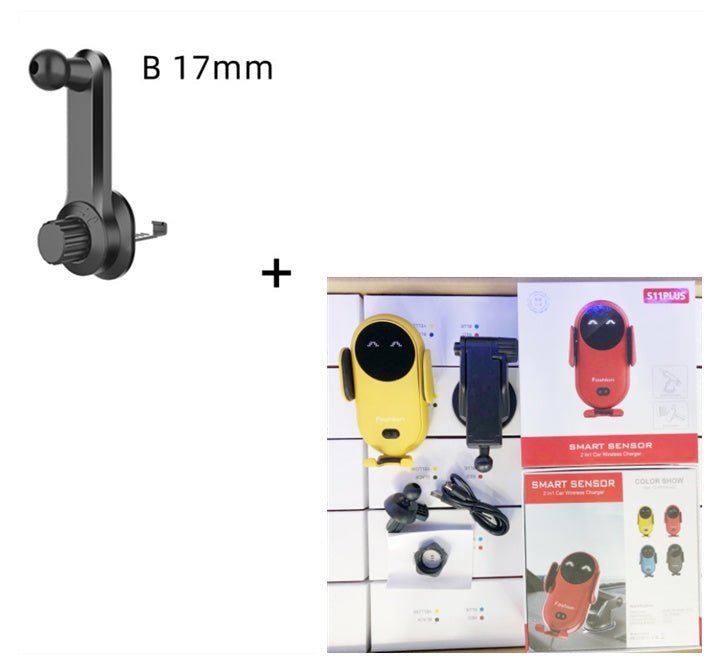 Infrarouge Induction Voiture Sans Fil Chargeur De Voiture Support de Téléphone - Ivory Deals Market