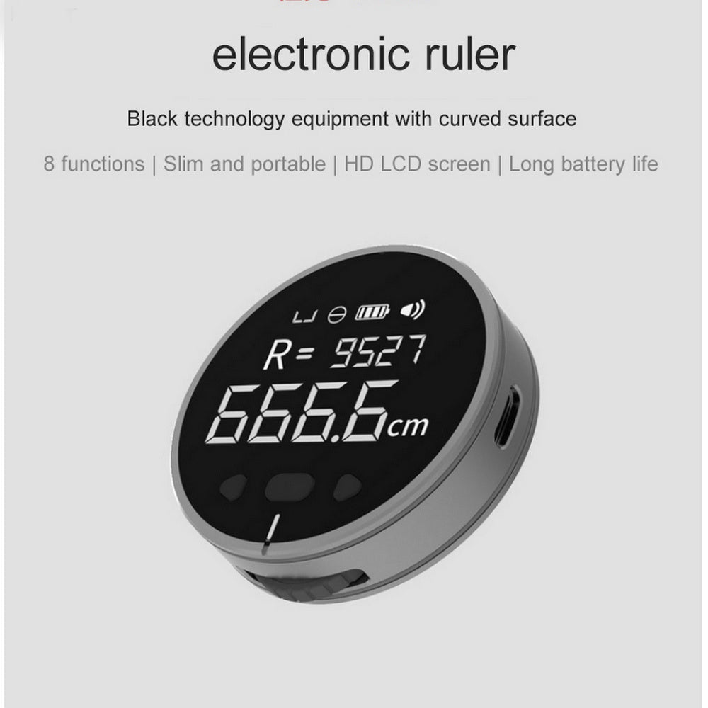 Instrument de mesure de distance Règle électronique de mesure Ruban à mesurer Haute définition Écran LCD numérique Règle de mesure électronique de haute précision - Ivory Deals Market