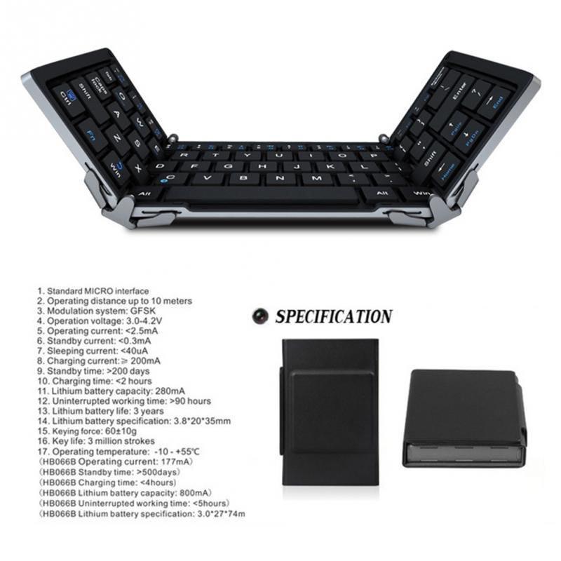 Intelligent Poche Pliant Clavier | Voyage Édition - Ivory Deals Market