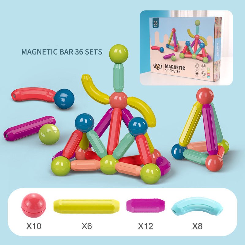 Jeu de blocs magnétiques pour enfants avec des aimants - Ivory Deals Market