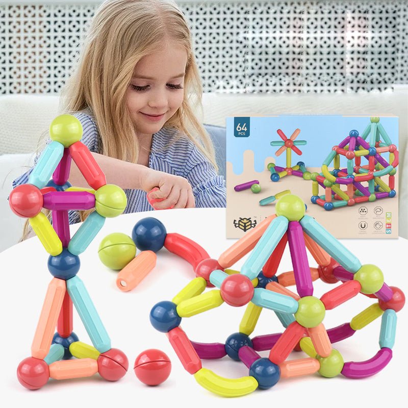 Jeu de blocs magnétiques pour enfants avec des aimants - Ivory Deals Market