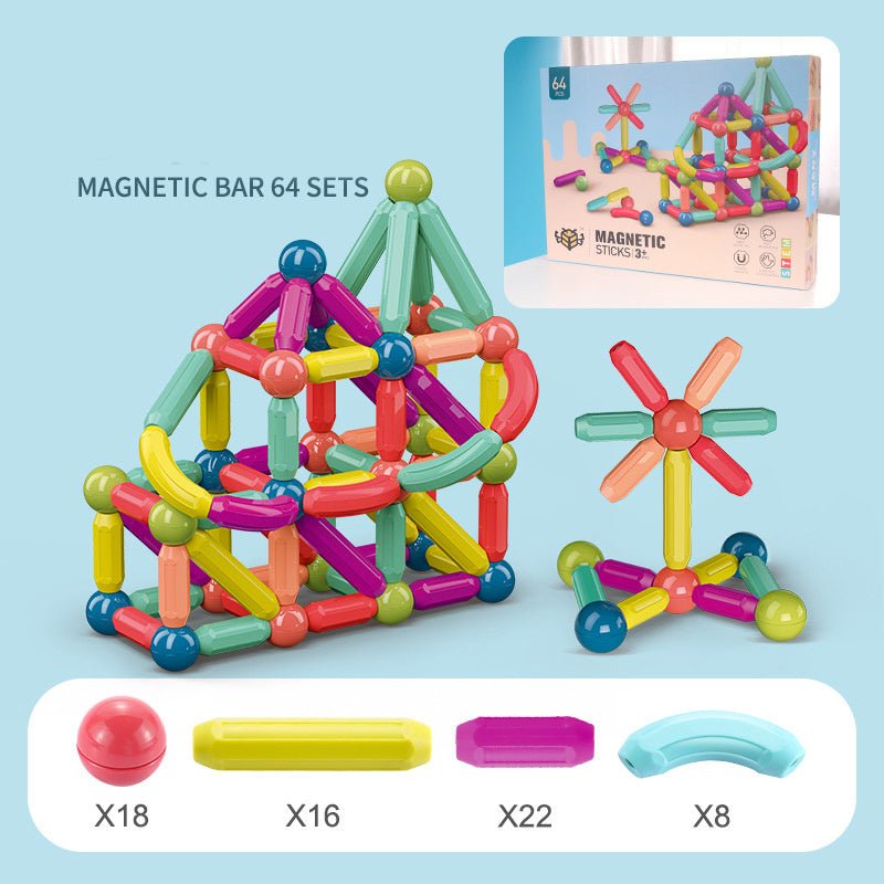 Jeu de blocs magnétiques pour enfants avec des aimants - Ivory Deals Market