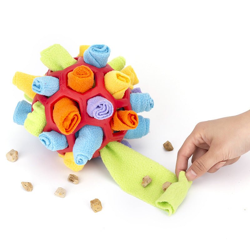 Jouets de balle frite reniflant des animaux de compagnie personnalisés - Ivory Deals Market