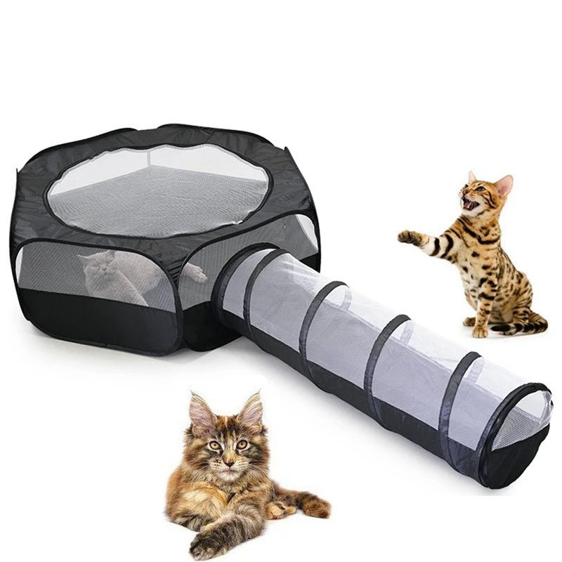 Jouets pliables de tunnel de chat pour produits pour animaux de compagnie - Ivory Deals Market