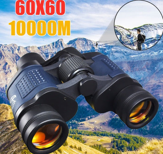 Jumelles 60X60 Télescope Puissant 160000m Haute Définition Pour le Camping la Randonnée Verre Optique Complet Vision Nocturne à Faible Luminosité - Ivory Deals Market