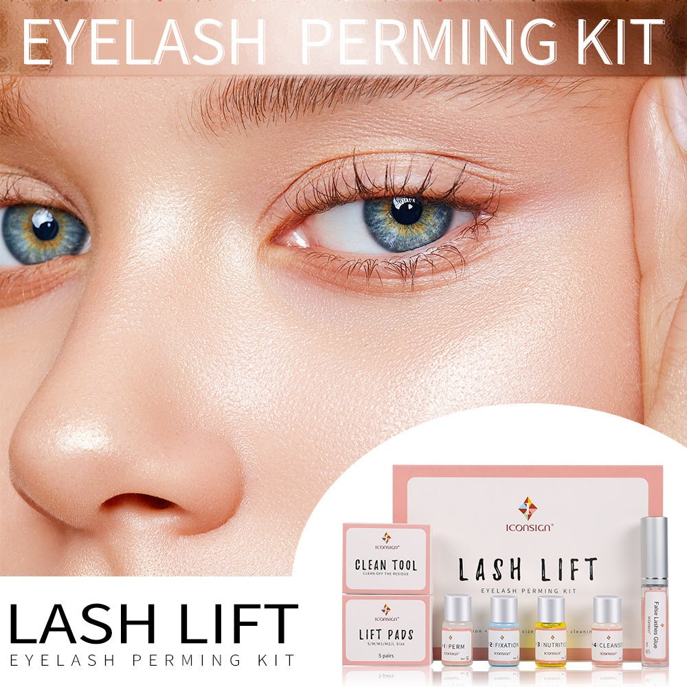 Kit de Lash Lift ICONSIGN - Outils de maquillage pour les yeux, pour lifter et recourber les cils - Ivory Deals Market