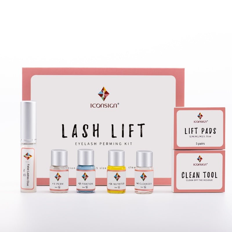 Kit de Lash Lift ICONSIGN - Outils de maquillage pour les yeux, pour lifter et recourber les cils - Ivory Deals Market