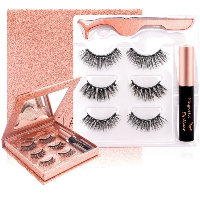 Kit magnétique de cils imperméables sans colle avec eyeliner magnétique. - Ivory Deals Market