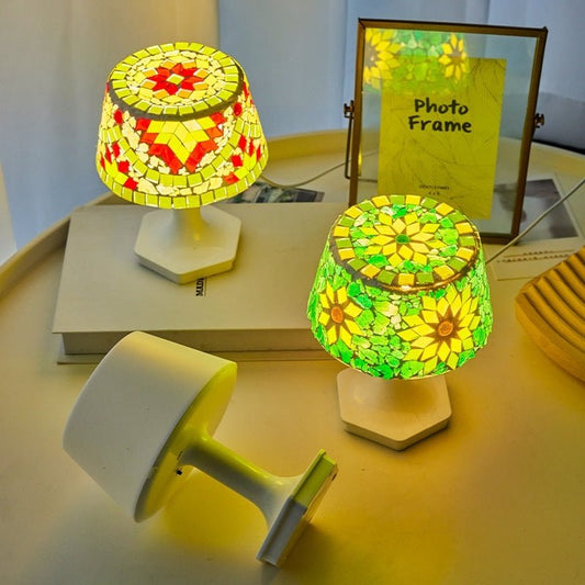 Lampe de table mosaïque pour enfants bricolage fait à la main - Ivory Deals Market