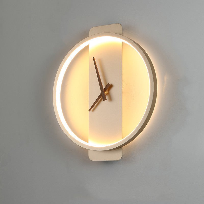 Lampe murale nordique Lampe de chevet pour chambre Lampe à modèle d'horloge - Ivory Deals Market