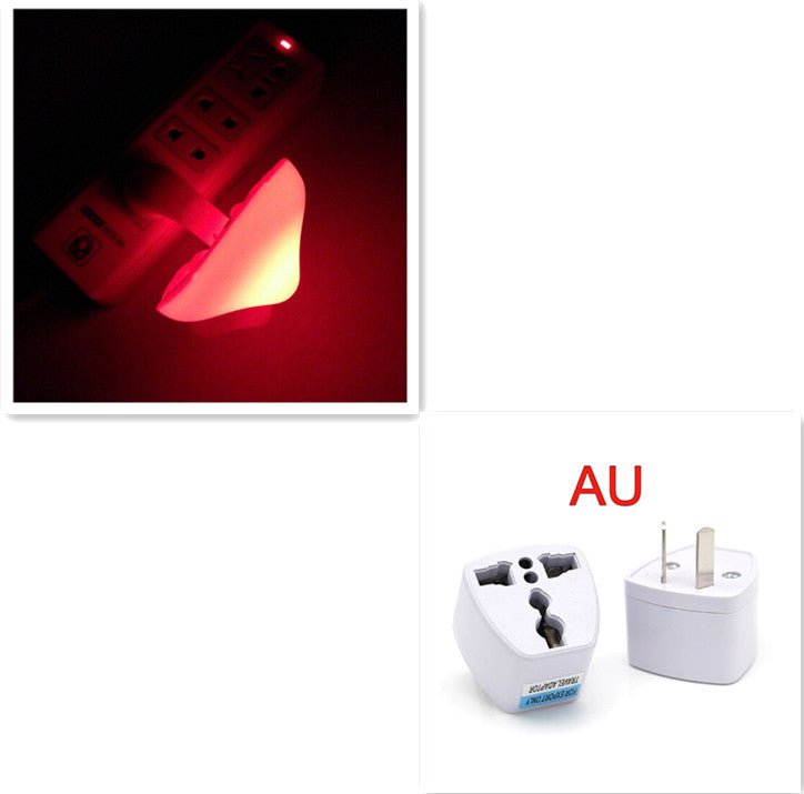 LED Lumière de Nuit Champignon Prise Murale Lampe UE US Plug Blanc Chaud Capteur Chambre Lumière Décoration de La Maison - Ivory Deals Market