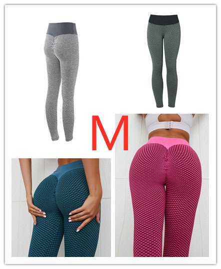 Leggings à carreaux, pantalons de yoga pour femmes, taille haute sans couture, respirants pour la salle de sport. - Ivory Deals Market