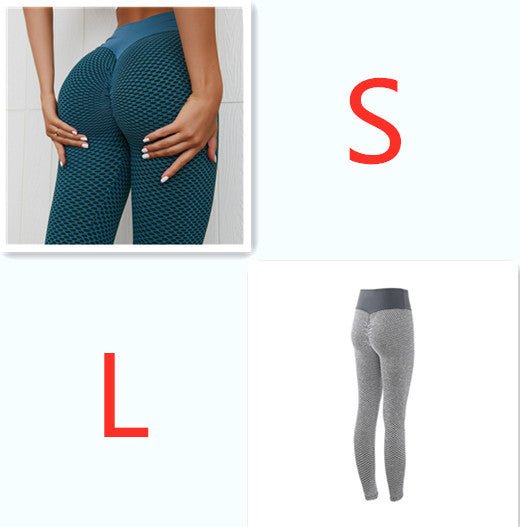 Leggings à carreaux, pantalons de yoga pour femmes, taille haute sans couture, respirants pour la salle de sport. - Ivory Deals Market