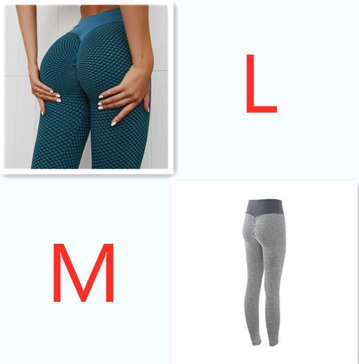 Leggings à carreaux, pantalons de yoga pour femmes, taille haute sans couture, respirants pour la salle de sport. - Ivory Deals Market