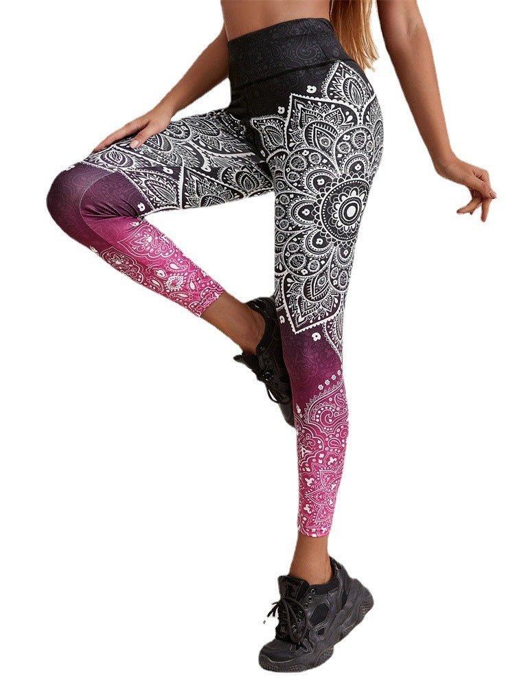 Leggings de yoga élastiques grande taille pour l'entraînement - Ivory Deals Market