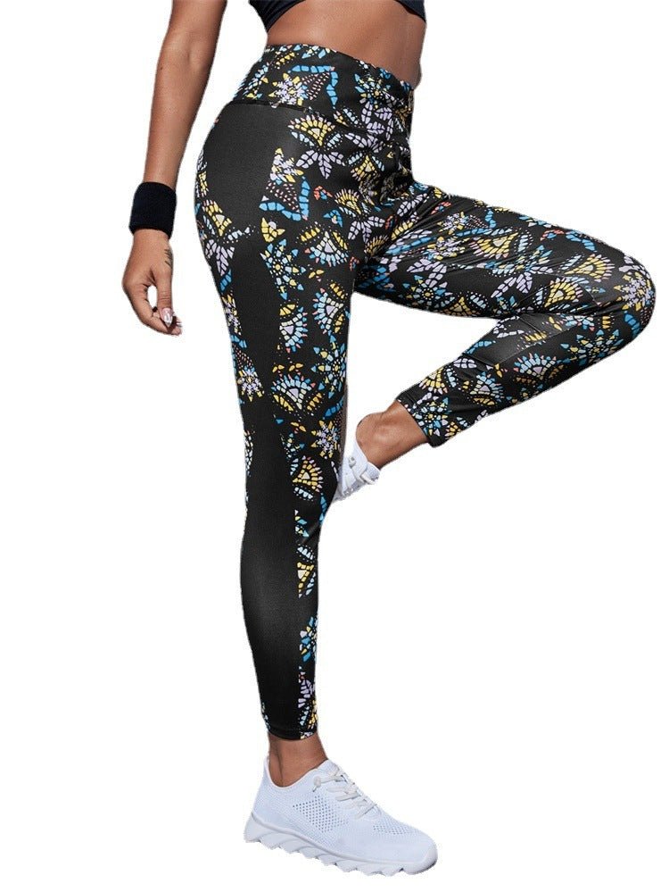 Leggings de yoga élastiques grande taille pour l'entraînement - Ivory Deals Market