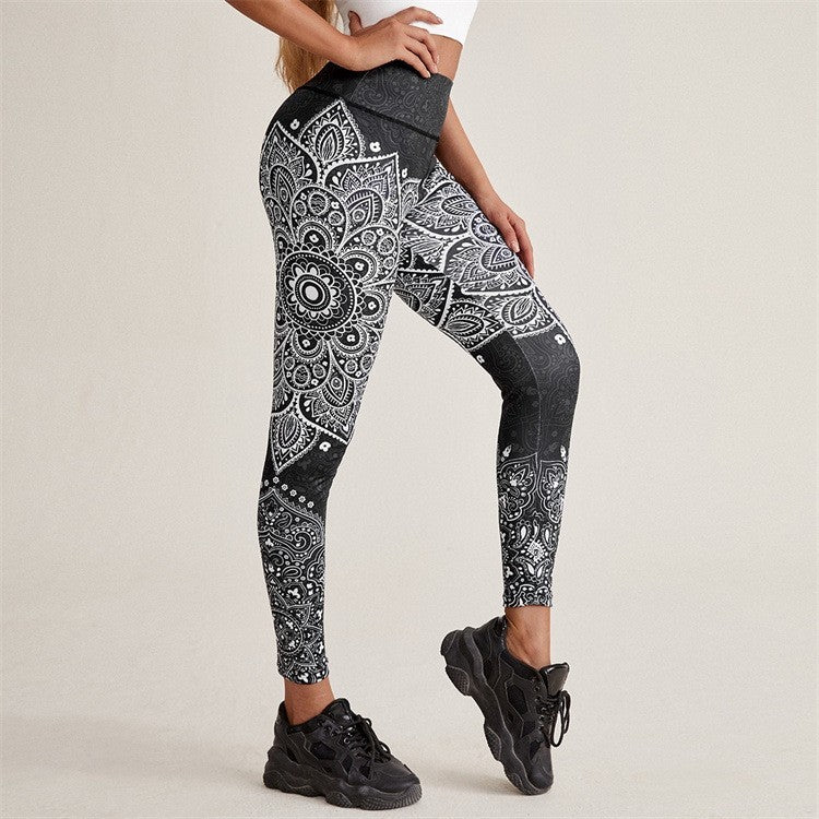 Leggings de yoga élastiques grande taille pour l'entraînement - Ivory Deals Market