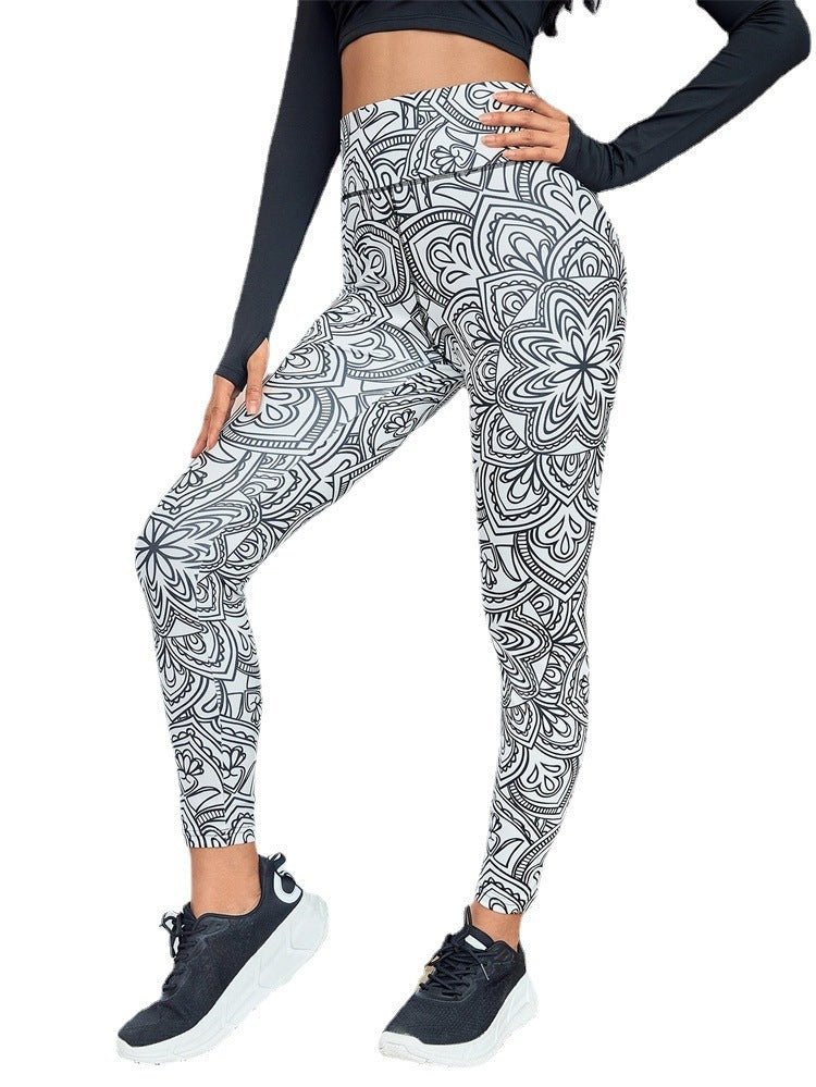 Leggings de yoga élastiques grande taille pour l'entraînement - Ivory Deals Market