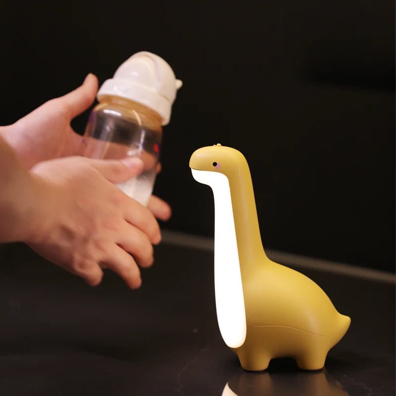 Lumière de nuit de dinosaure, mignons de lumière de nuit pour enfants | protection des yeux de chevet | lampe de chronométrage de chevet | décoration de salle de chargement USB | cadeau pour enfants - Ivory Deals Market