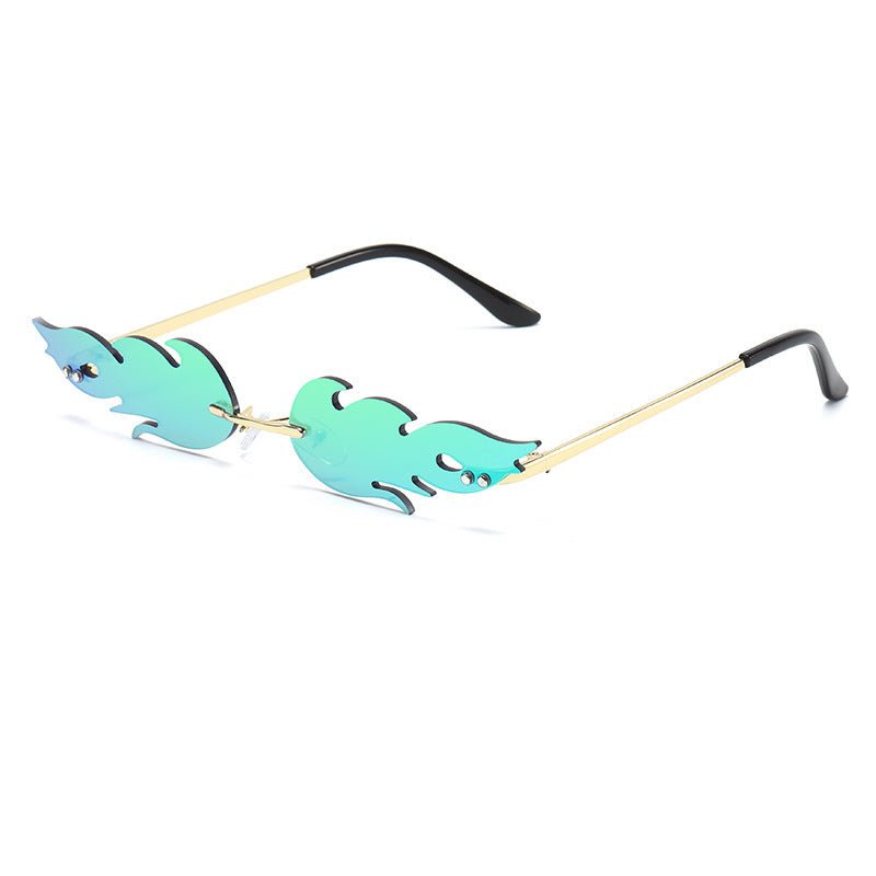 Lunettes de soleil métallisées Flame - Ivory Deals Market